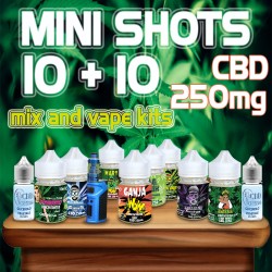 Cannabis Mini Shots CBD 250 10+10