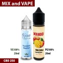 Mango CBD 250 Mix and vape